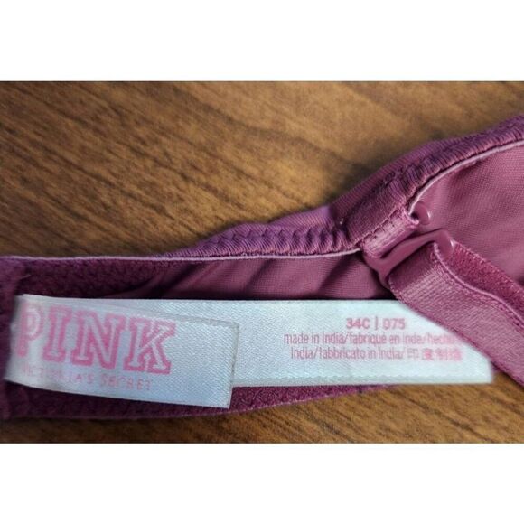 💕PINK SET OF 2 Ware everywhere underwire, lightly padded, 34C - Picture 13 of 13